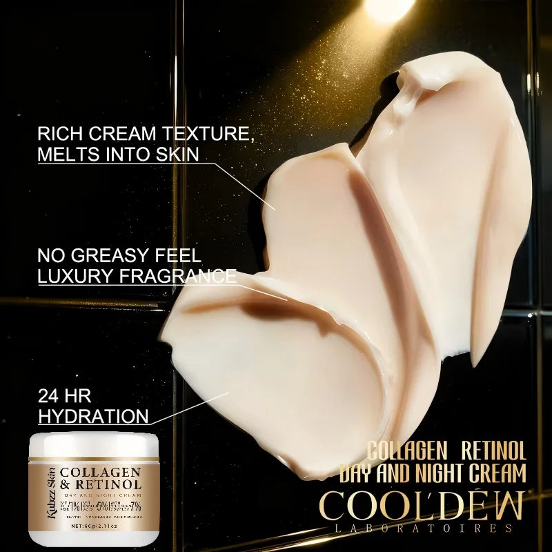 Collagen Retinol Day & Night Face Cream – Hyaluronic Acid 60g