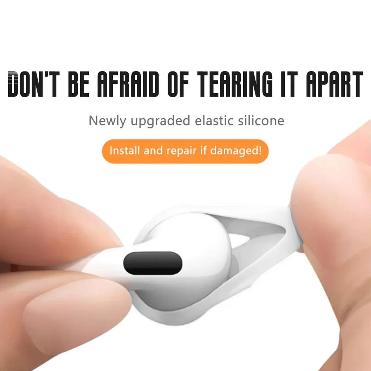 Ultra-Thin Silicone Ear Tip Covers & Protectors for AirPods 4