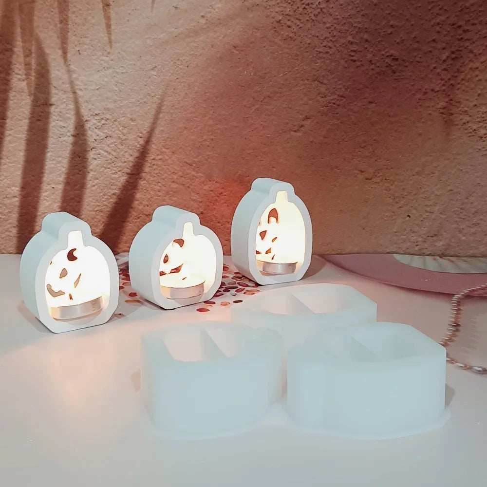 Halloween Pumpkin Silicone Mold – DIY Plaster & Cement Craft