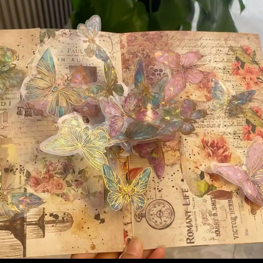 3D Butterfly Pop-Up Book DIY Scrapbook Kit | Handmade Gifts