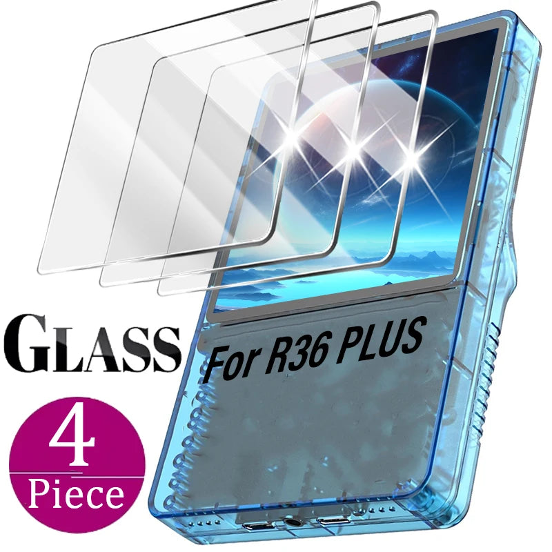 9H Tempered Glass Screen Protector for R36 Plus Game Console