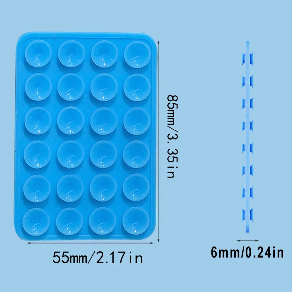 Double-Sided Silicone Suction Pad for Phone | Reusable Grip