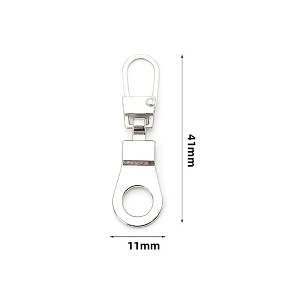 5-Pack Metal Zipper Sliders – DIY Bag & Purse Repair Kit