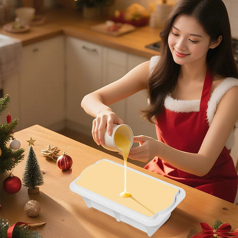 Christmas Castle Snowhouse Silicone Cake & Chocolate Mold