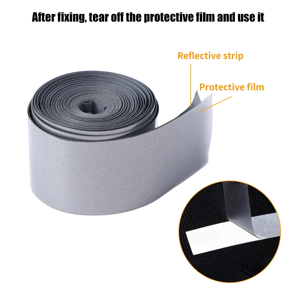 5M Reflective Heat Transfer Film – Iron-On Safety Strip