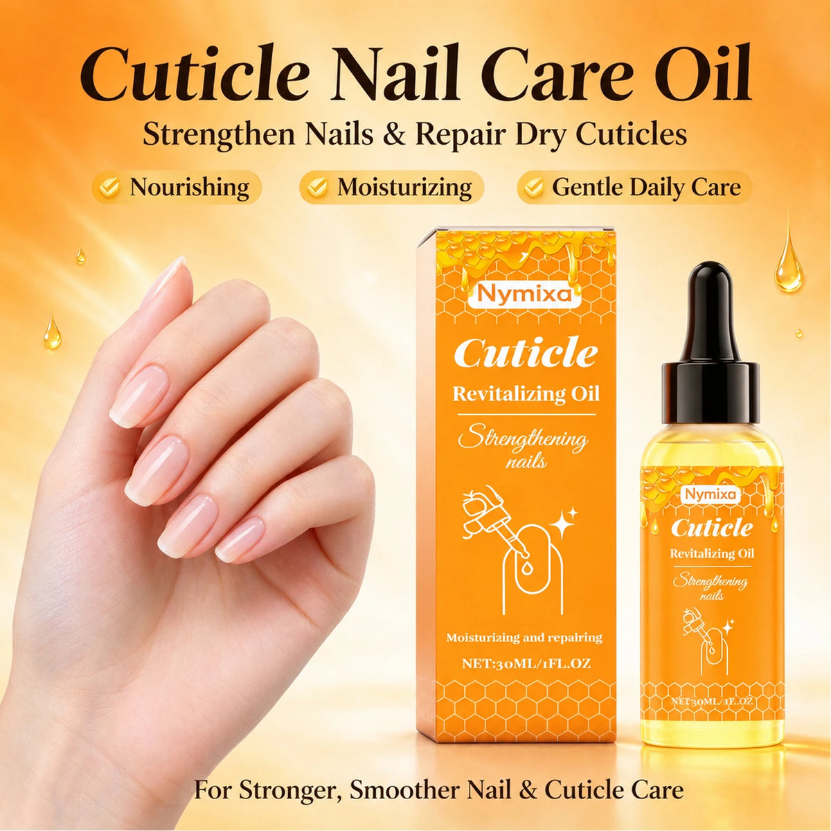 Nymixa Cuticle Oil – Nail Strengthening & Moisturizing Treatment