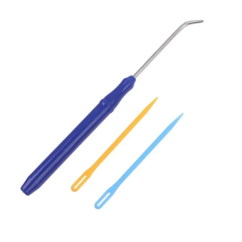 Knitting Loom Crochet Hook & Plastic Sewing Needles Set
