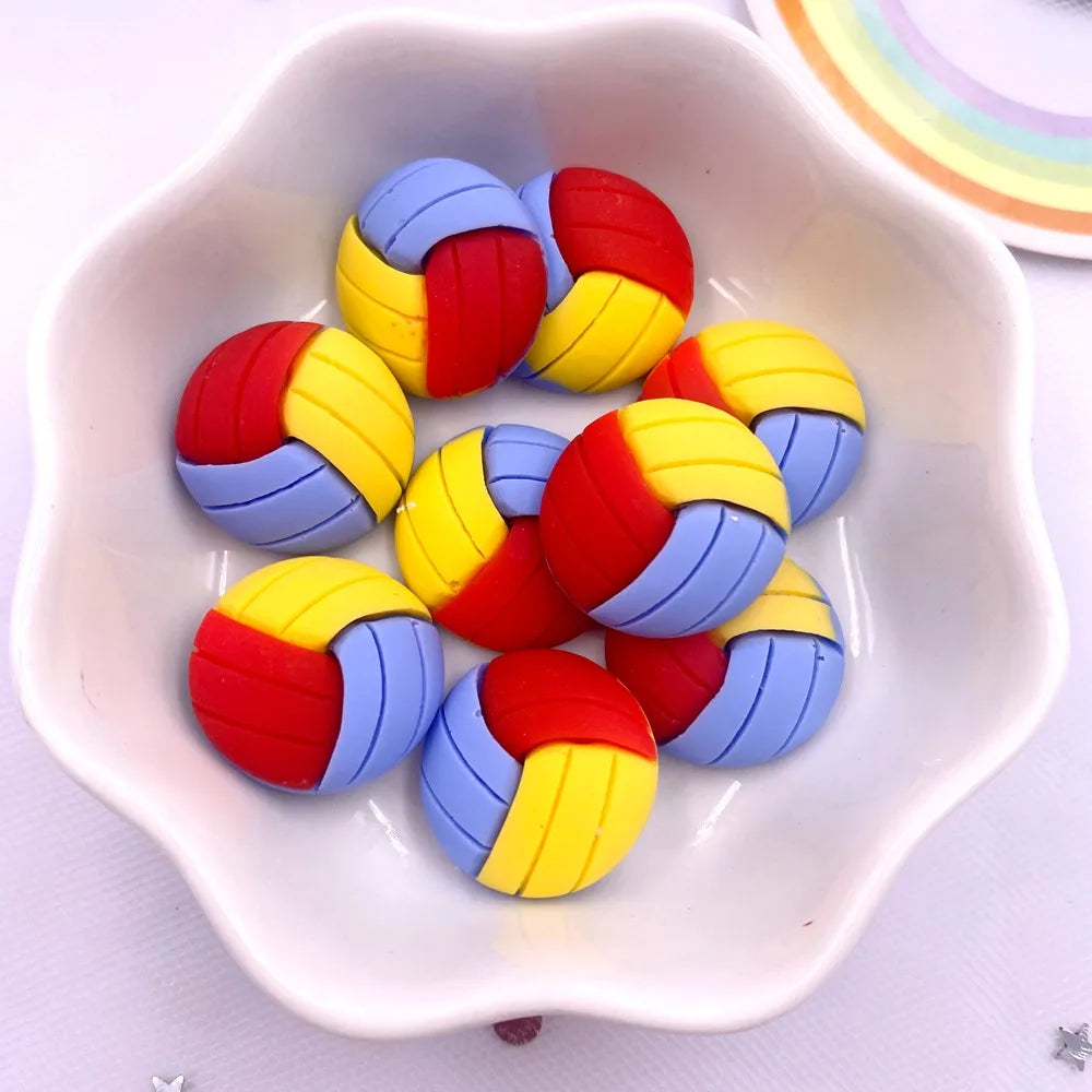 10PCS Resin Sports Flatback Figurines – Scrapbook DIY Crafts