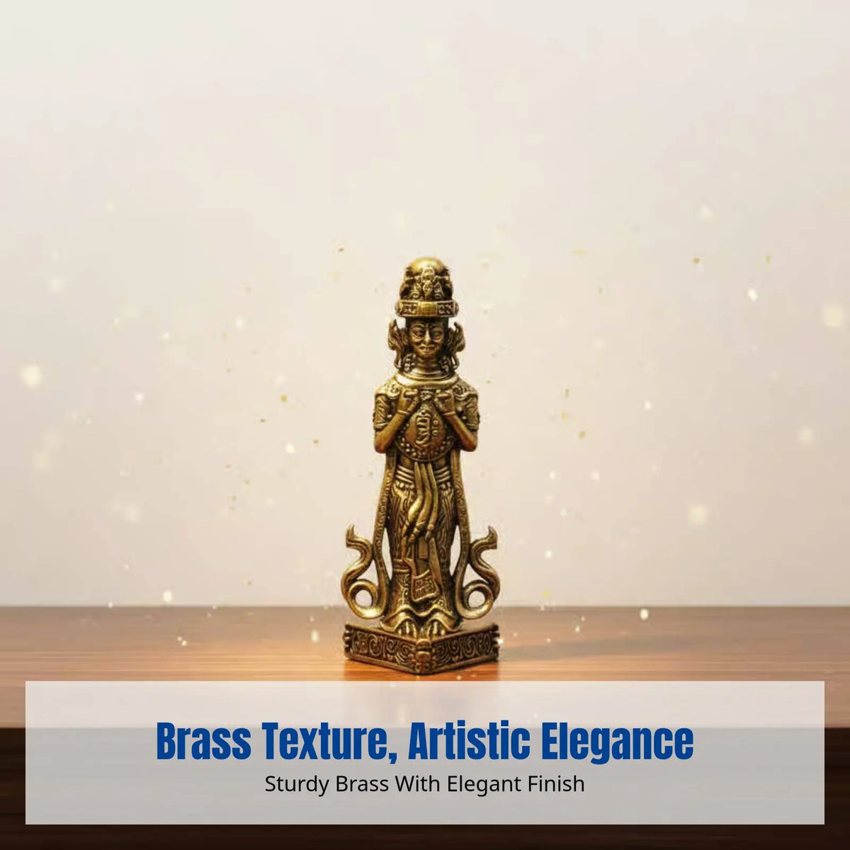 Brass Zaki Lhamo Buddha Statue | Tibetan Deity Figurine