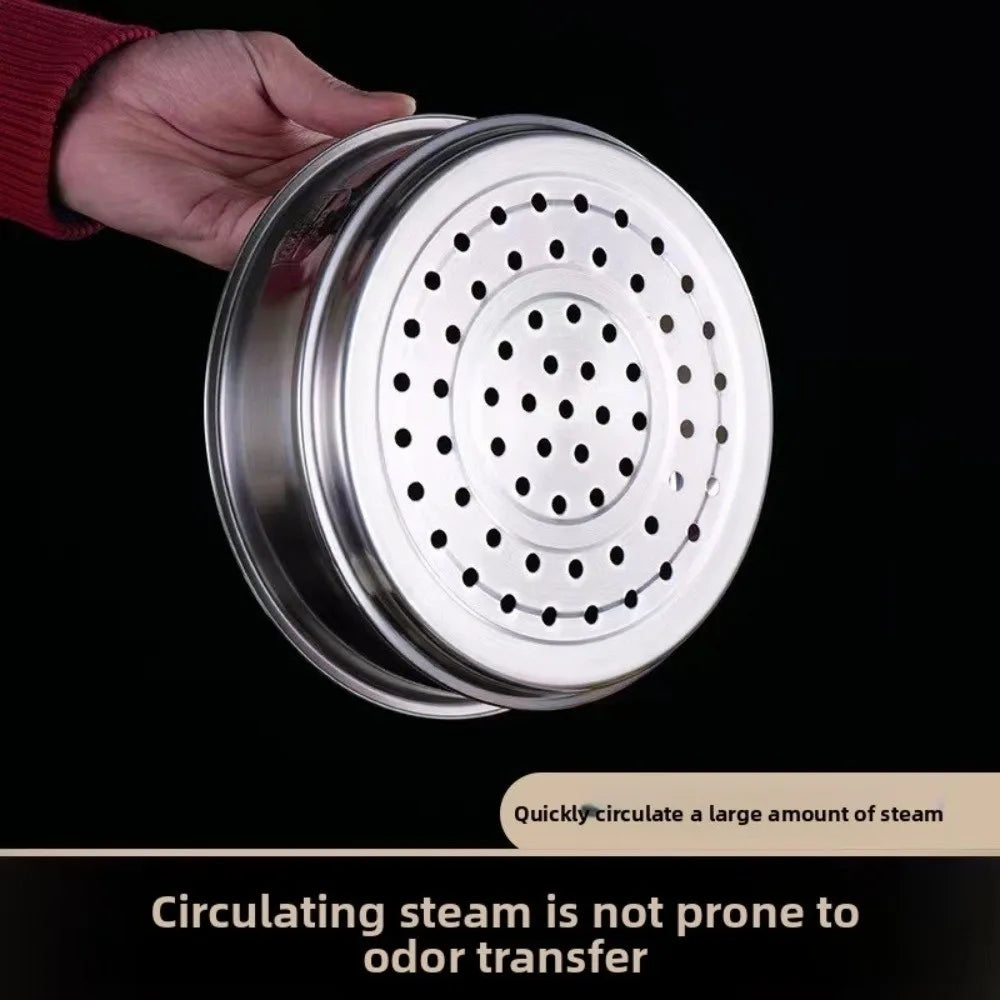 Stainless Steel Mini Steamer Pot 16/18cm | 2-Layer with Lid