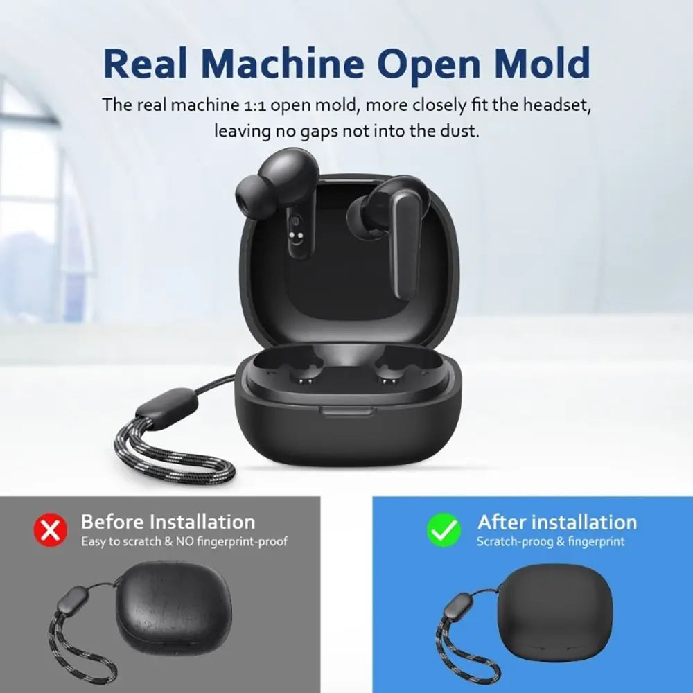 Silicone Case for Anker Soundcore R50i with Carabiner