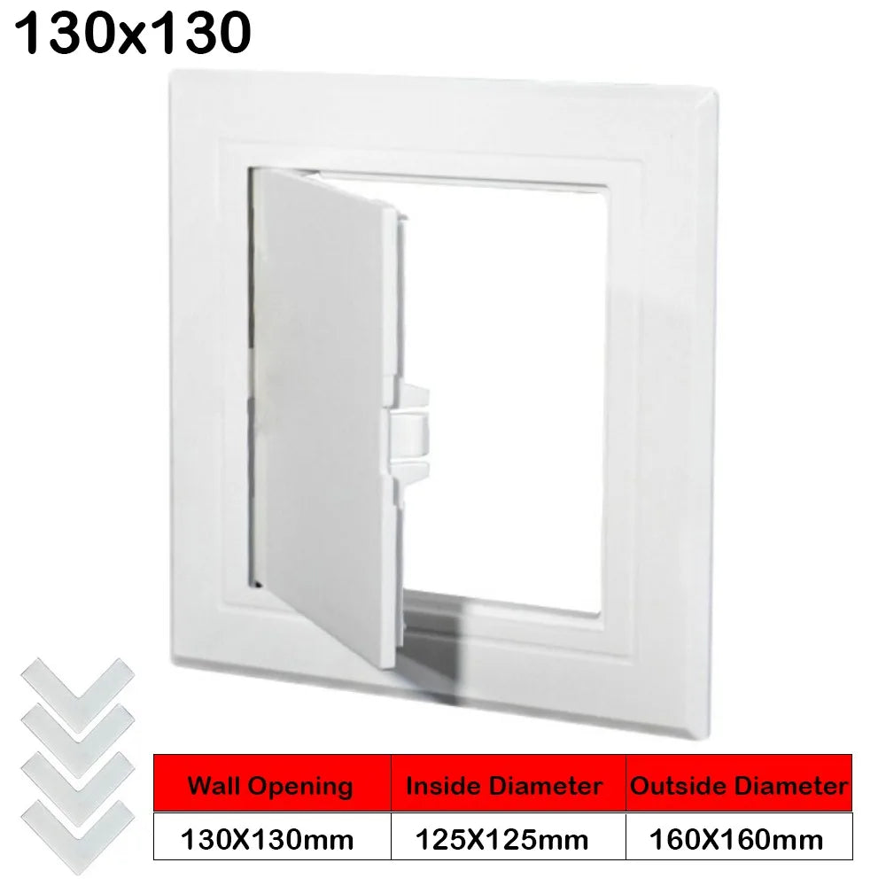 White Self-Adhesive Access Panel Hatch – Wall & Ceiling