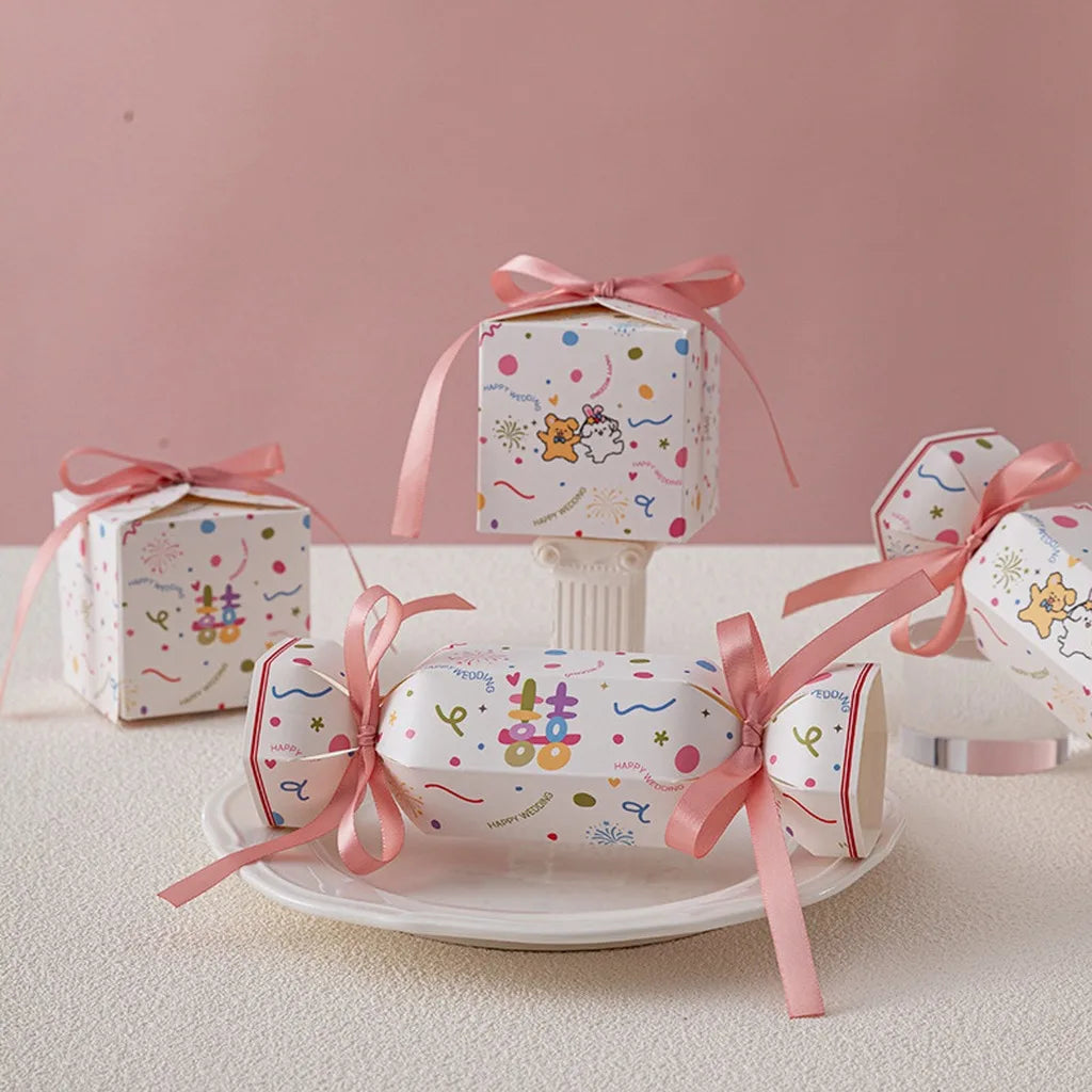 Wedding Favor Candy Box – Romantic Printed Gift Box