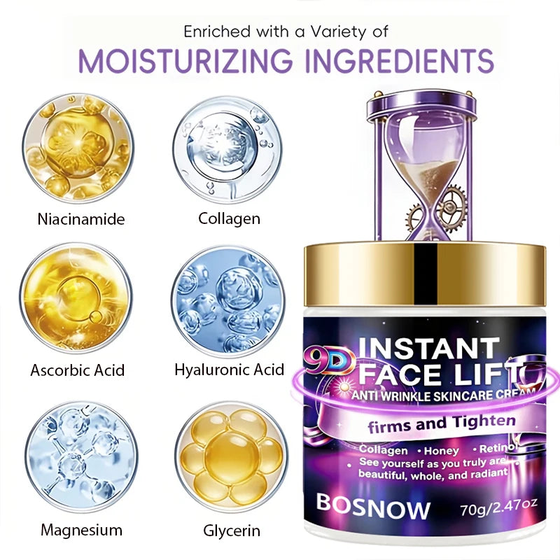 Bosnow 9D Firming Cream – Retinol, Collagen & Niacinamide