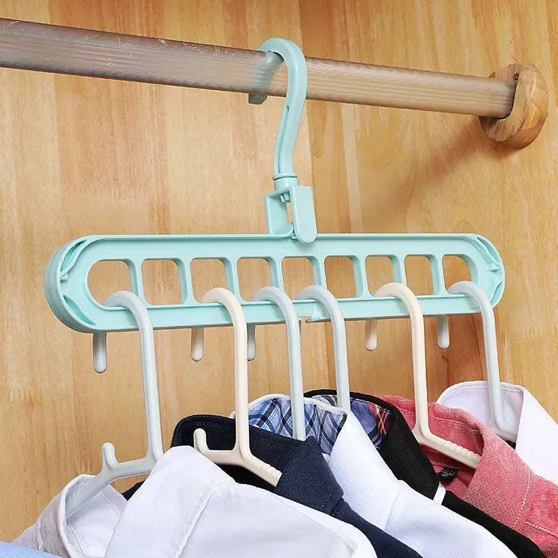 Non-Slip Space-Saving Clothes Hanger Rack | Closet Organizer