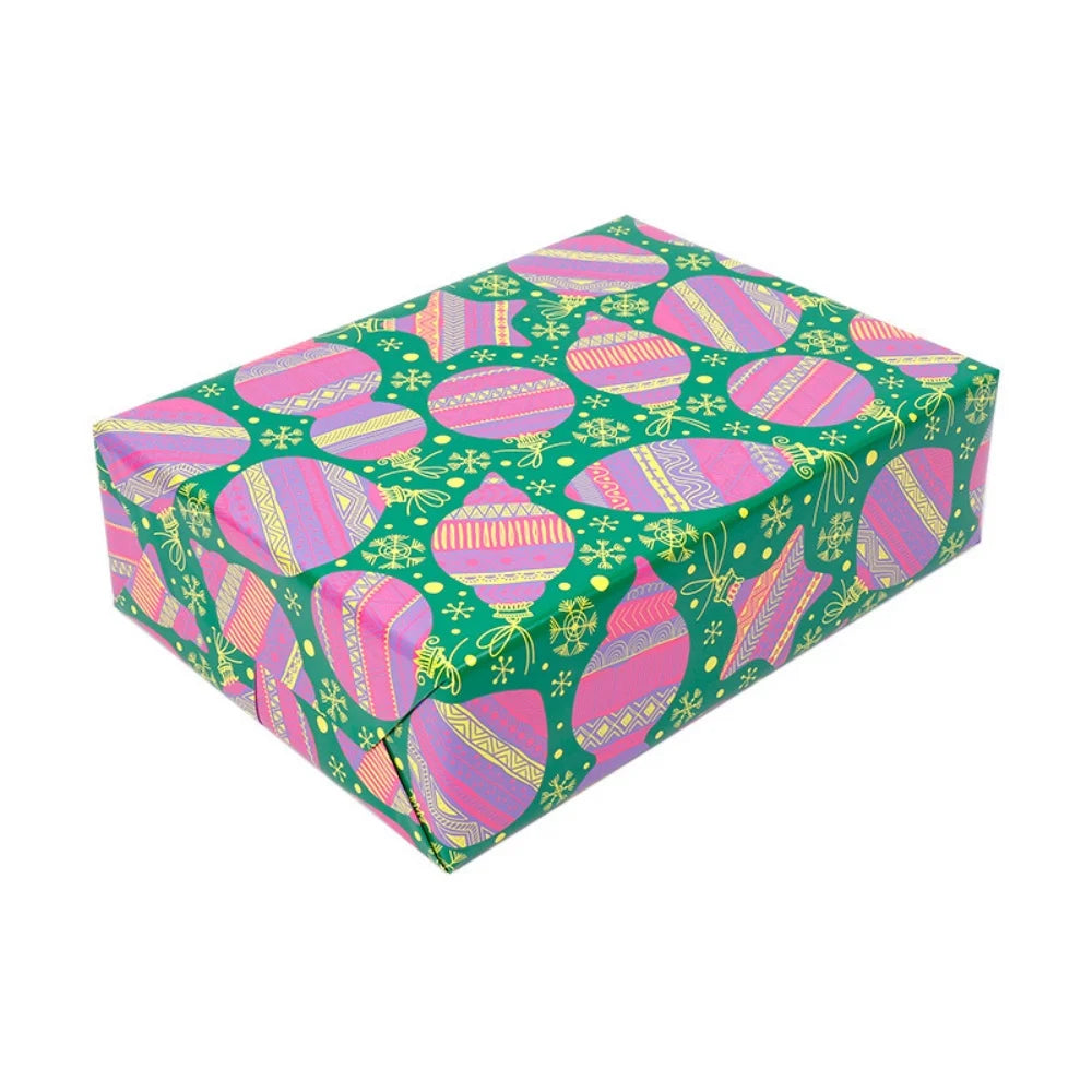 Christmas Kraft Wrapping Paper – Xmas Tree & Santa Design