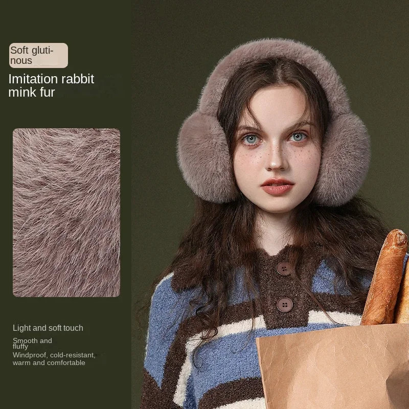 Soft Plush Earmuffs – Winter Ear Covers for Women & Men