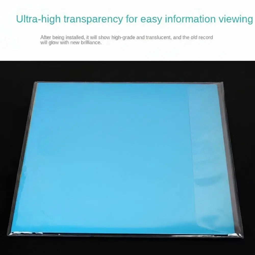 Resealable PVC Vinyl Record Sleeves – 7, 10 & 12 Inch LP Covers