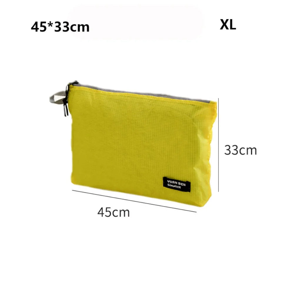 Waterproof Silicone Nylon Travel Storage Bag – 4 Sizes