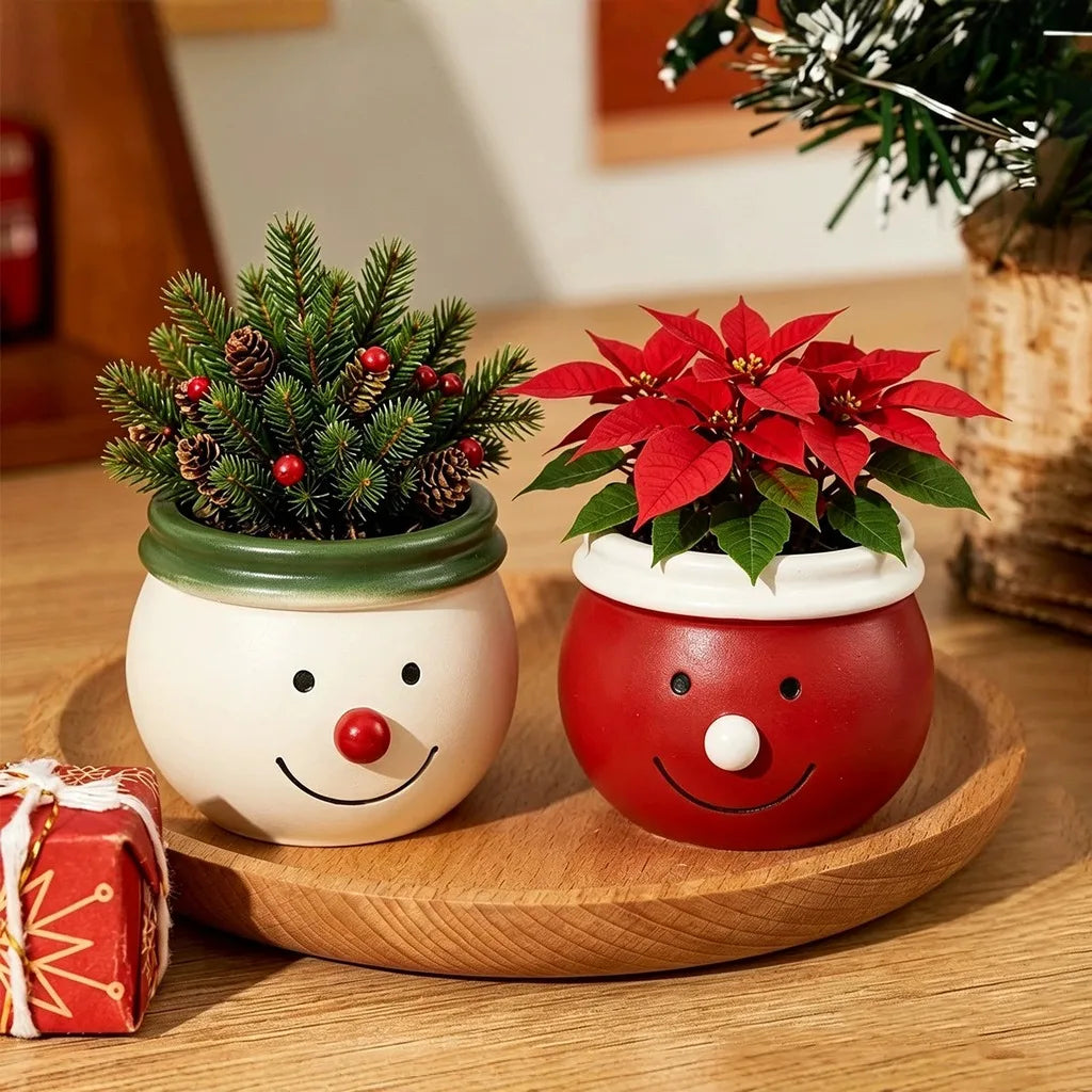 Christmas Snowman Silicone Planter Mold – DIY Holiday Décor
