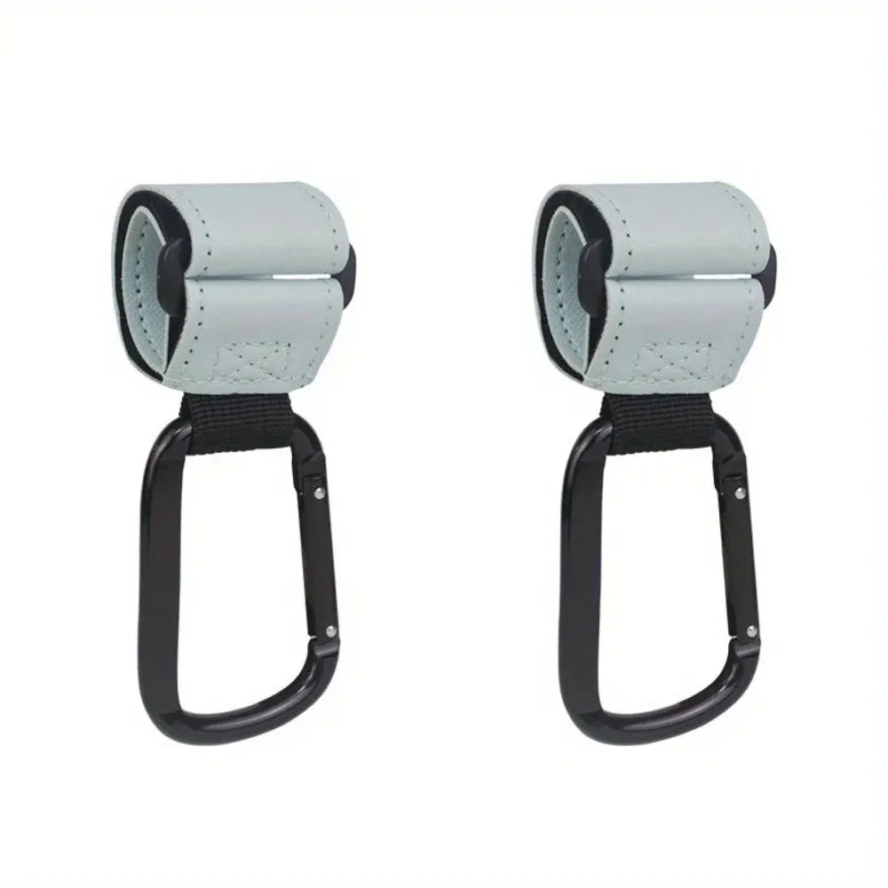 Universal Heavy-Duty Stroller Hooks – Diaper Bag Clips