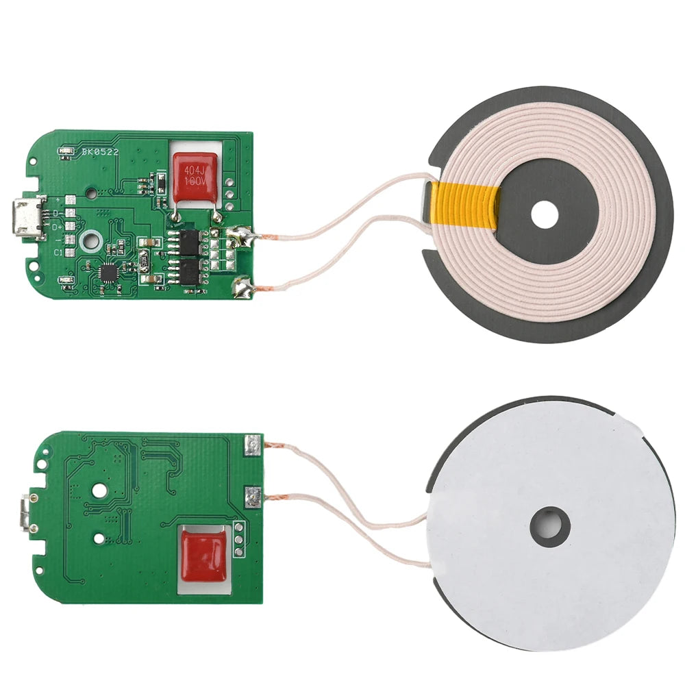 Wireless Charging PCBA Transmitter Module 5–15W USB/Type-C