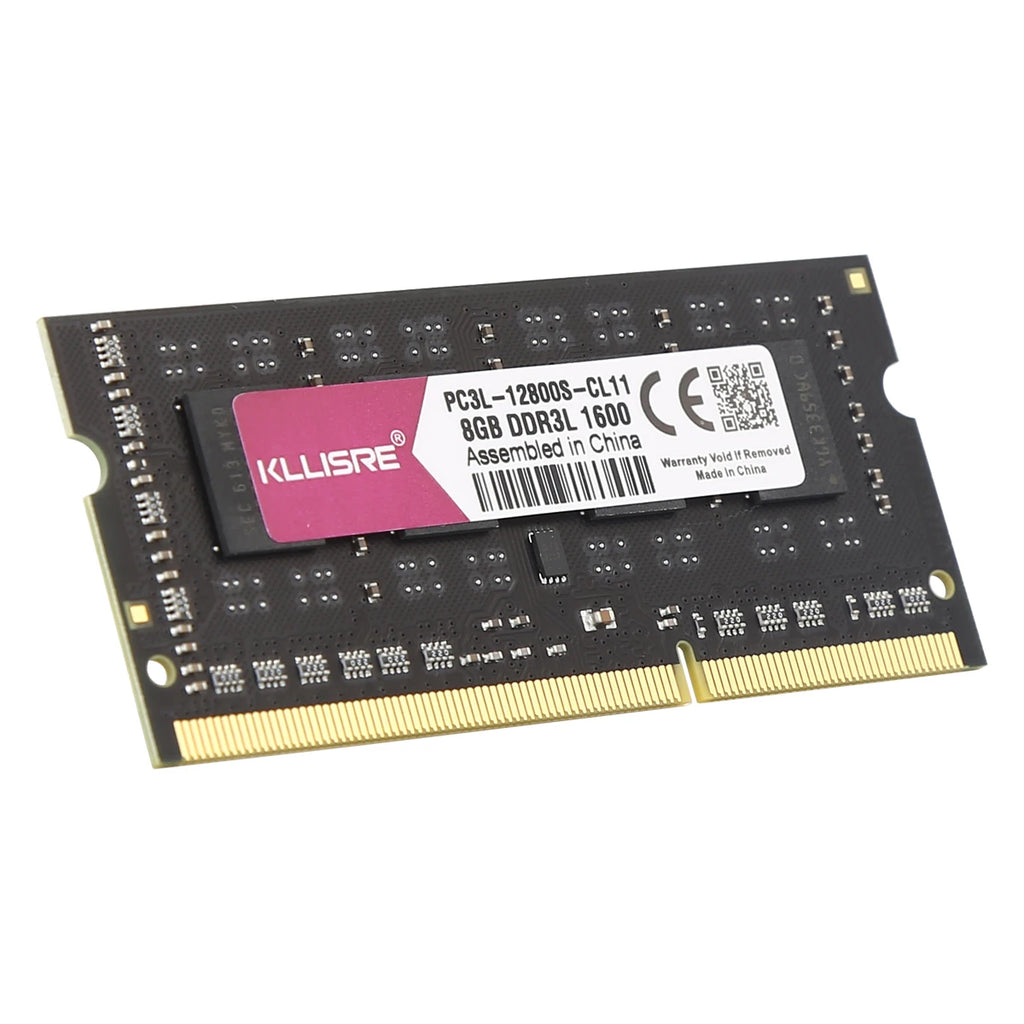 Kllisre 8GB DDR3/DDR3L SODIMM Laptop RAM 1600MHz