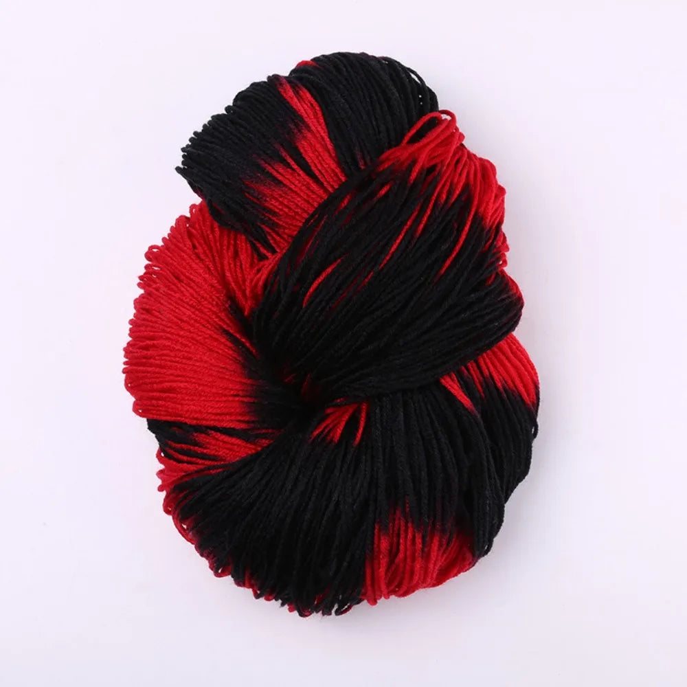 Segment Dyed Acrylic Yarn – Soft Mixed Color Knit & Crochet