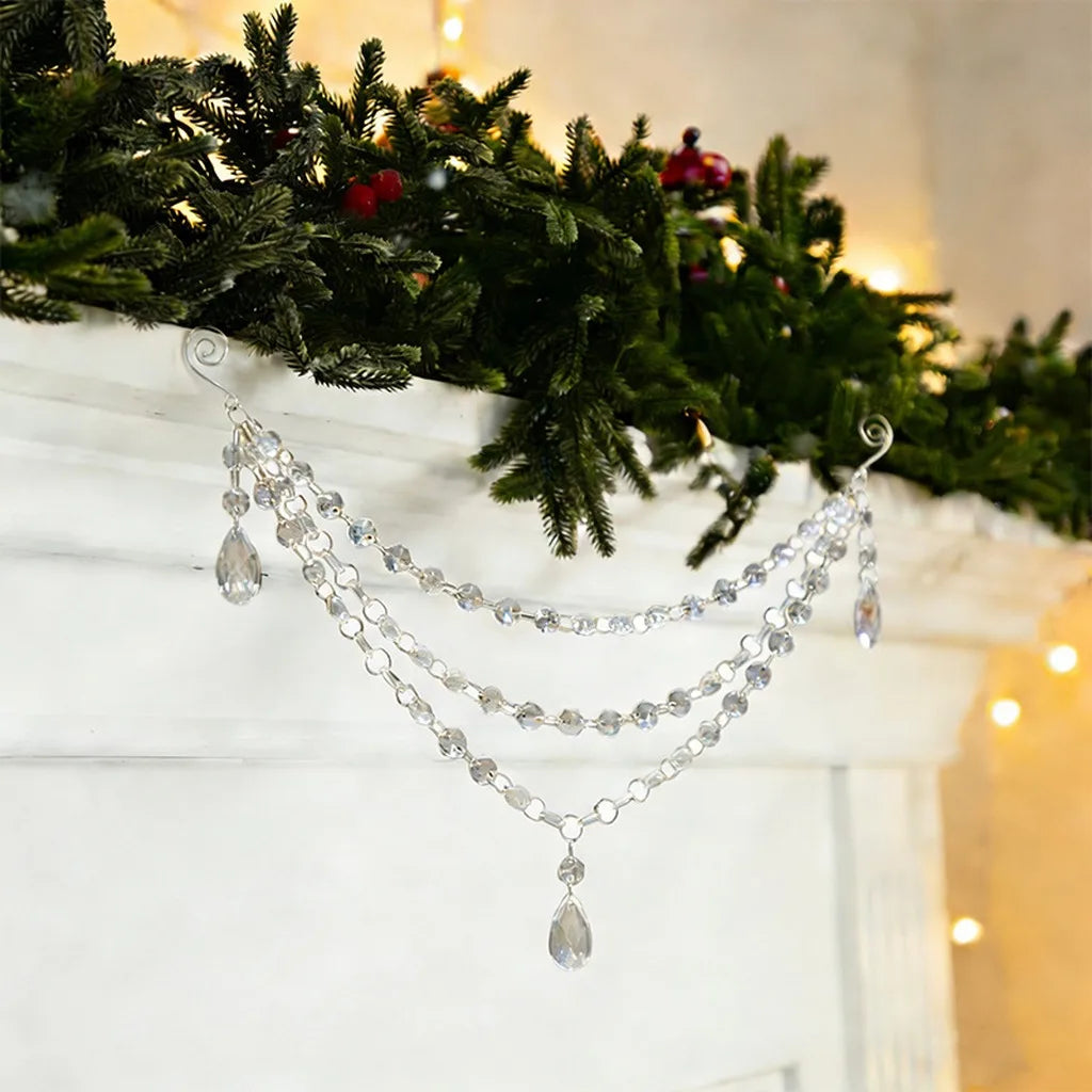 Acrylic Christmas Hanging Ornament | Triple-Layer Teardrop
