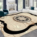 Geometric Nordic Area Rug | Modern Living Room & Bedroom Mat