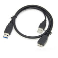 USB 3.0 to Micro B Y-Splitter HDD Power & Data Cable