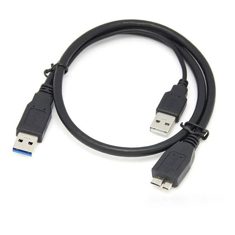 USB 3.0 to Micro B Y-Splitter HDD Power & Data Cable