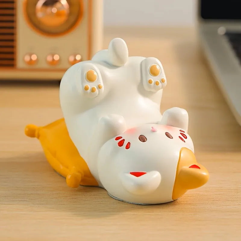Cute Cat Phone Stand – Kawaii Animal Desk Decor & Mobile Holder