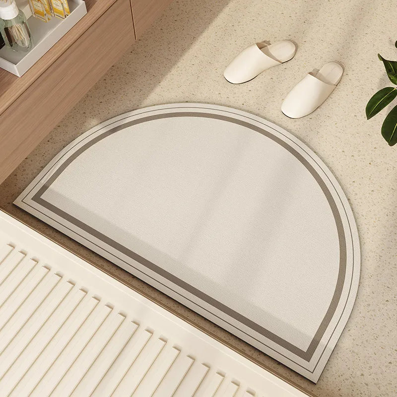 Semicircular Non-Slip Door Mat – Indoor & Outdoor Floor Mat