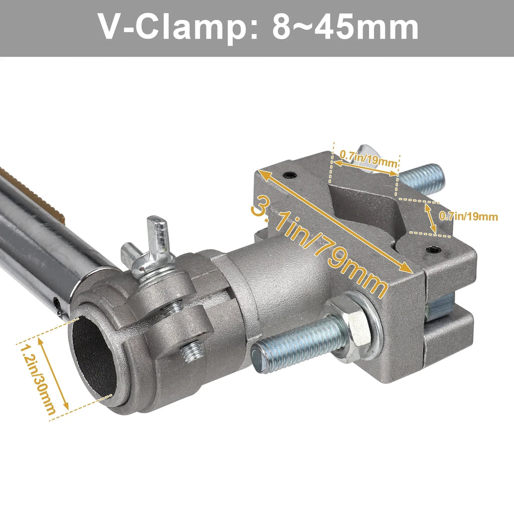 Mini Welding Torch Holder – MIG TIG Plasma Gun Clamp Stand 36×33cm