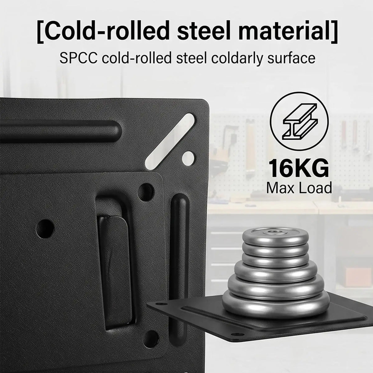 Universal TV Wall Mount Bracket 14–27" LCD LED Monitor Stand