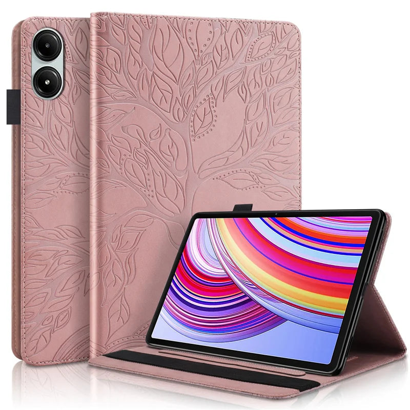 Xiaomi Redmi Pad 2 11" Embossed Tree Flip Wallet Stand Case