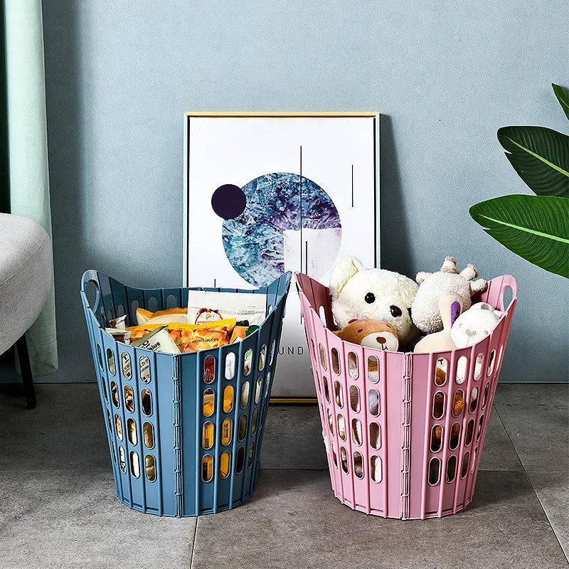 Foldable Laundry Basket – Handheld Bedroom & Bathroom Bin