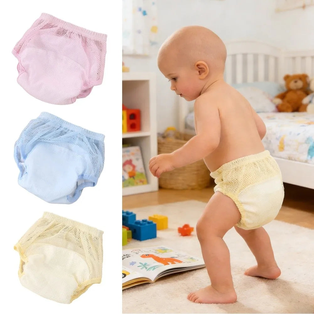 Soft Cotton Baby Training Pants | Washable Cloth Diaper 0–3Y