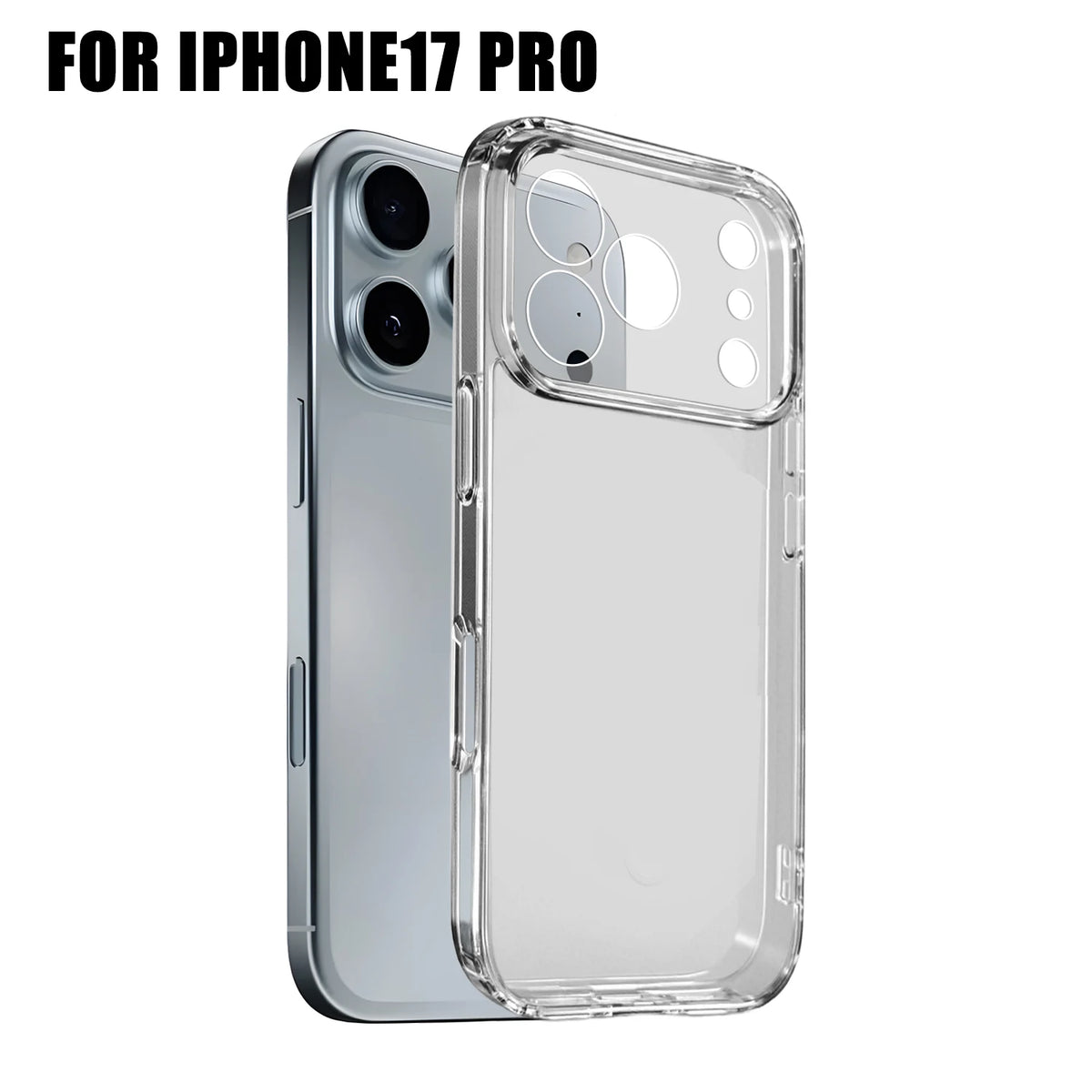 Transparent Shockproof TPU Case for iPhone 17 / Pro Max / Air