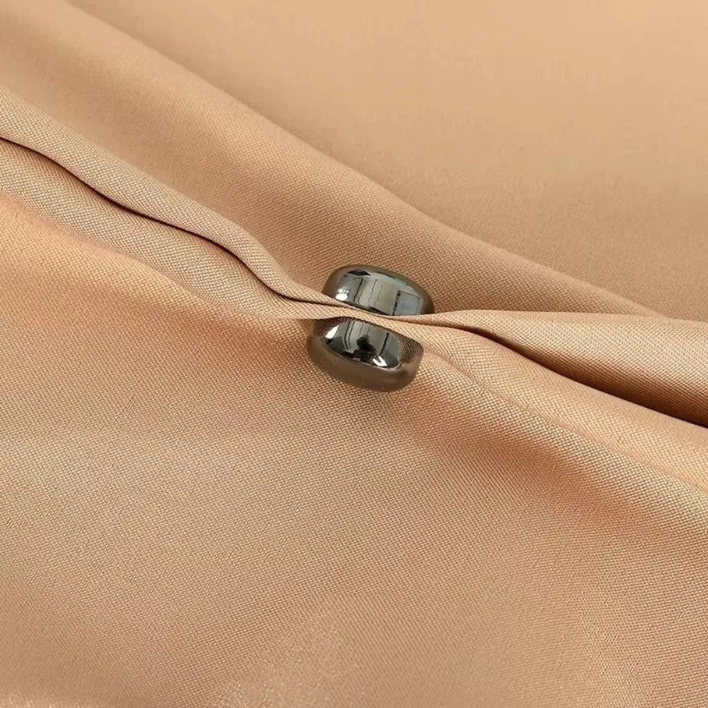 Magnetic Scarf Pins | Round Flatback Button Clasps 1 Pair