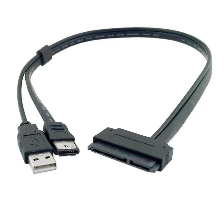 SATA 22-Pin to eSATA USB Power Cable Adapter for 2.5" HDD
