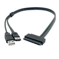 SATA 22-Pin to eSATA USB Power Cable Adapter for 2.5" HDD