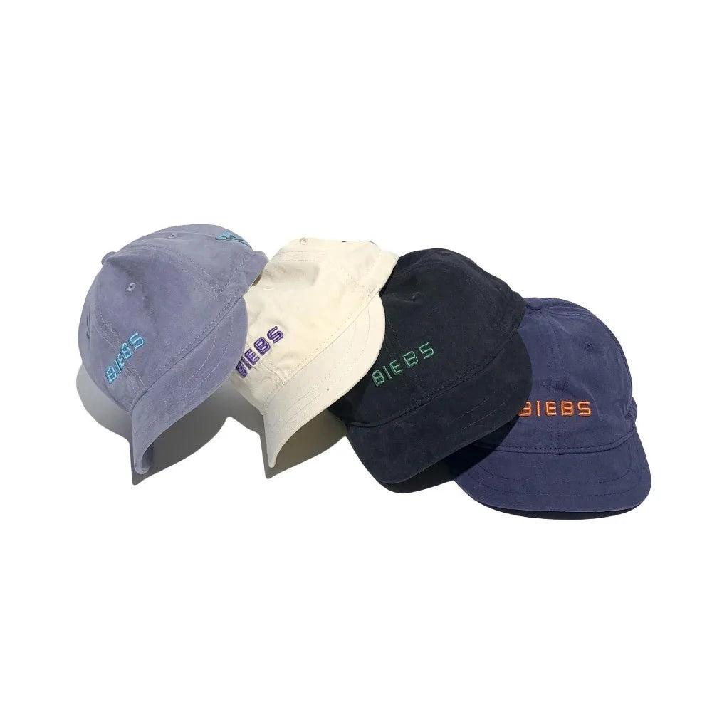 Unisex Short Brim Baseball Cap – UV Protection Adjustable Hat