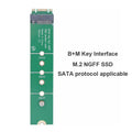 M.2 NVMe NGFF SSD Extension Board – B+M Key Test Card