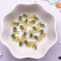 50pcs Resin Glitter Goldfish Flatback Charms – Nail Art & Crafts