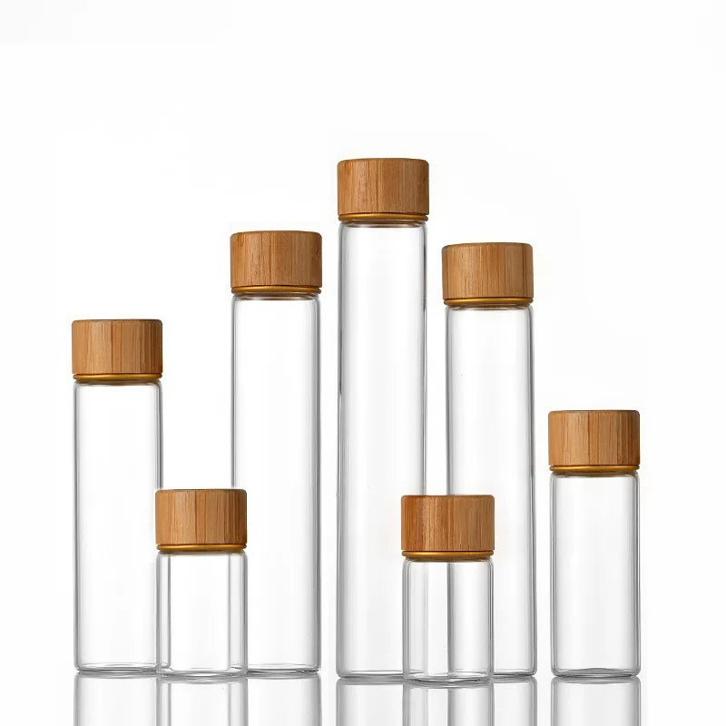 Mini Glass Bottles with Cork Stoppers – Wedding Vials & DIY Favors