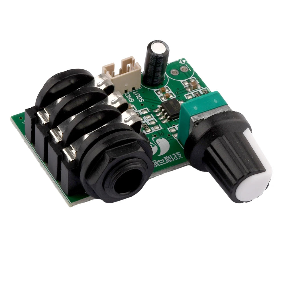 TL072 12V Guitar High-Impedance Preamp Signal Amplifier Board