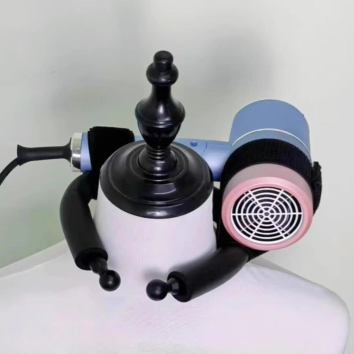 Dog Hair Dryer Neck Hanger | Hands-Free Pet Grooming Holder