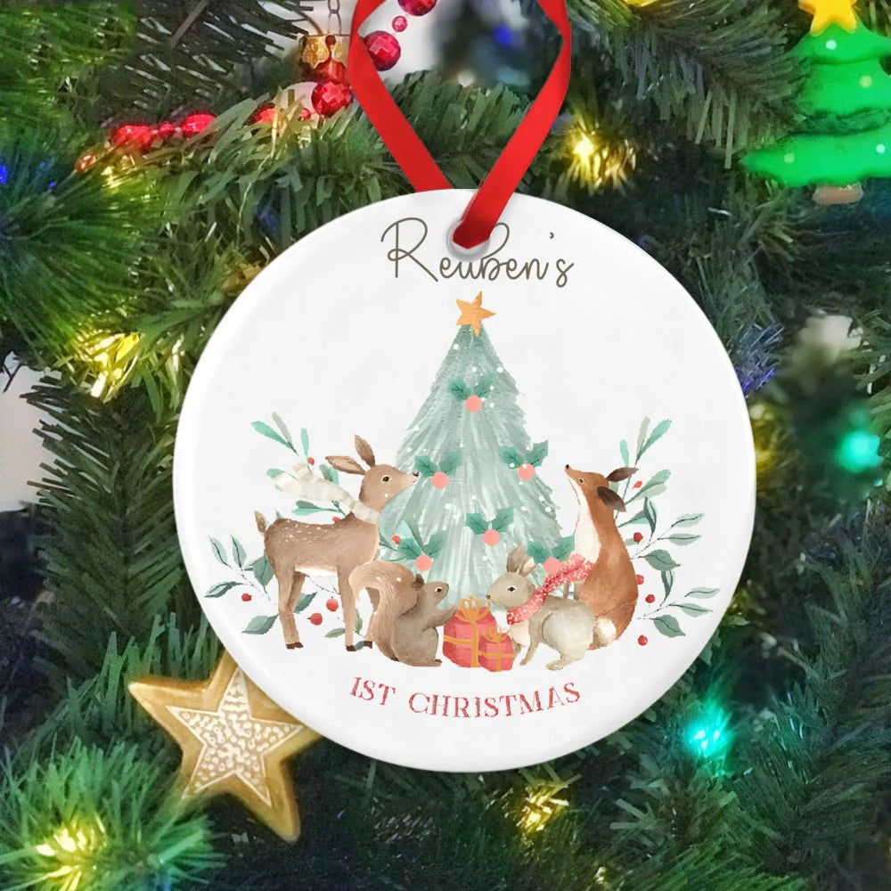 Personalized Baby's First Christmas Ornament – Custom Keepsake